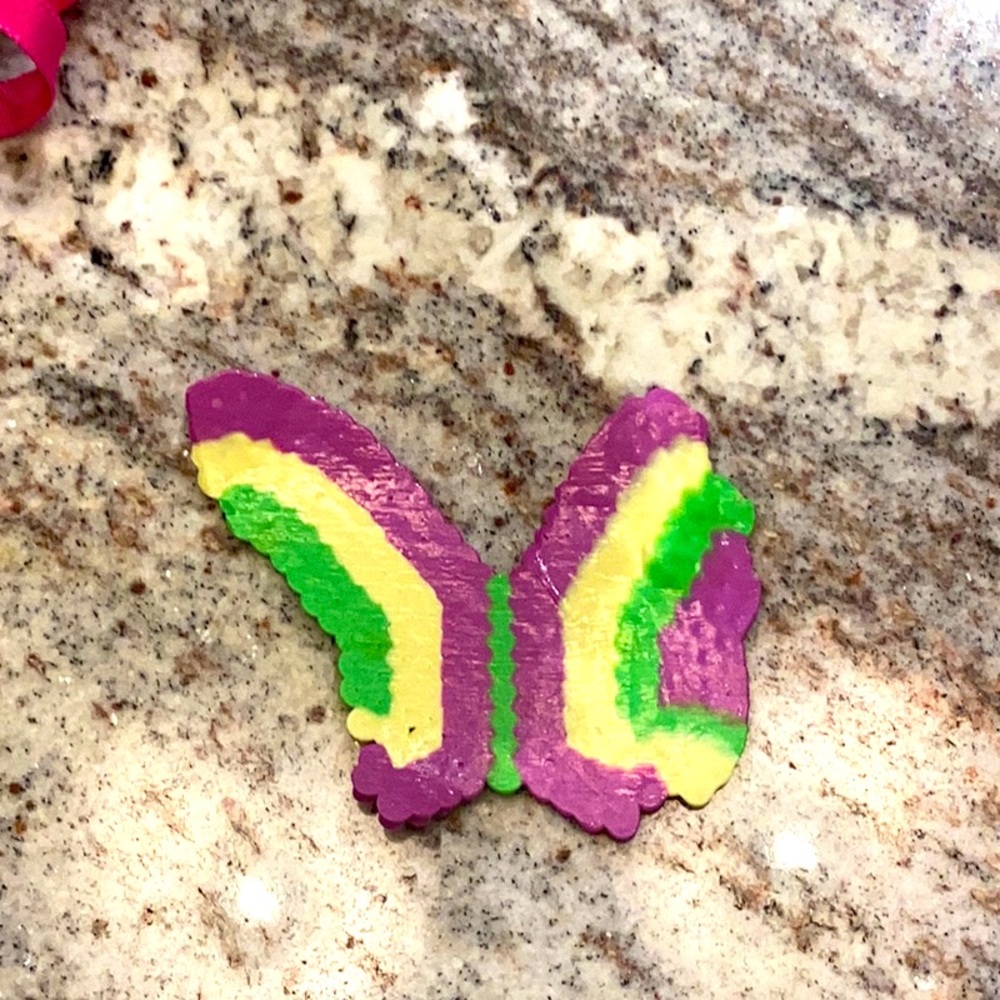 Injured butterfly wall art!